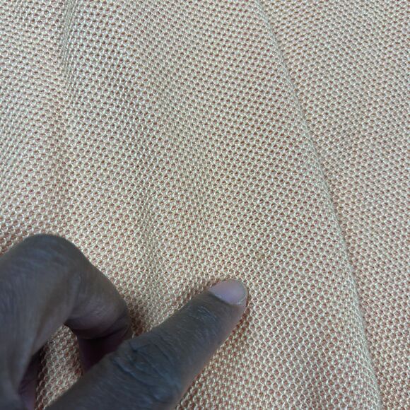 Vintage St. Croix Men’s XL Cotton Sweater Peach V-Neck Made in USA Minor Flaws - Picture 12 of 12